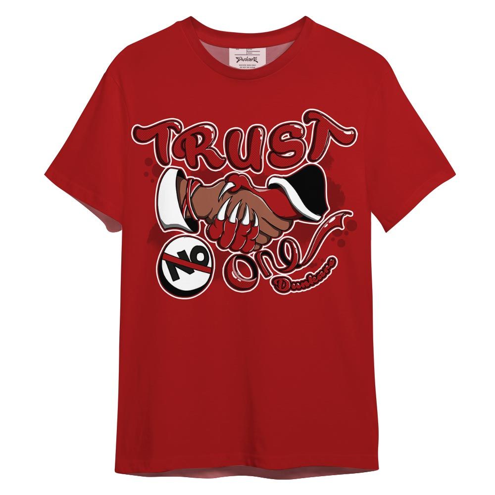 Shirt To Match Red Taxi 12s - Devil Trust No One Shirt 3D Graphic Outfit 0705 LGH