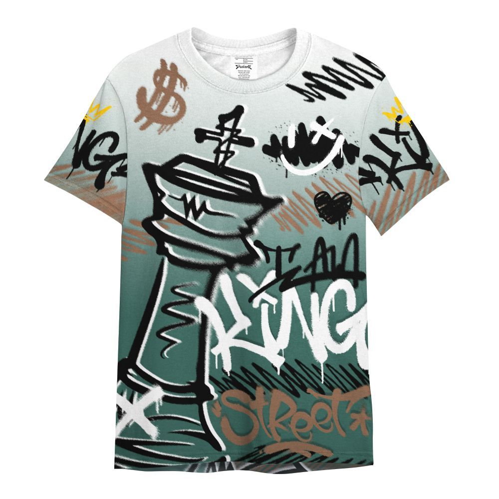 Shirt To Match Low OG Oxidized Green 1s - Street King Chess Streetwear All Over Print