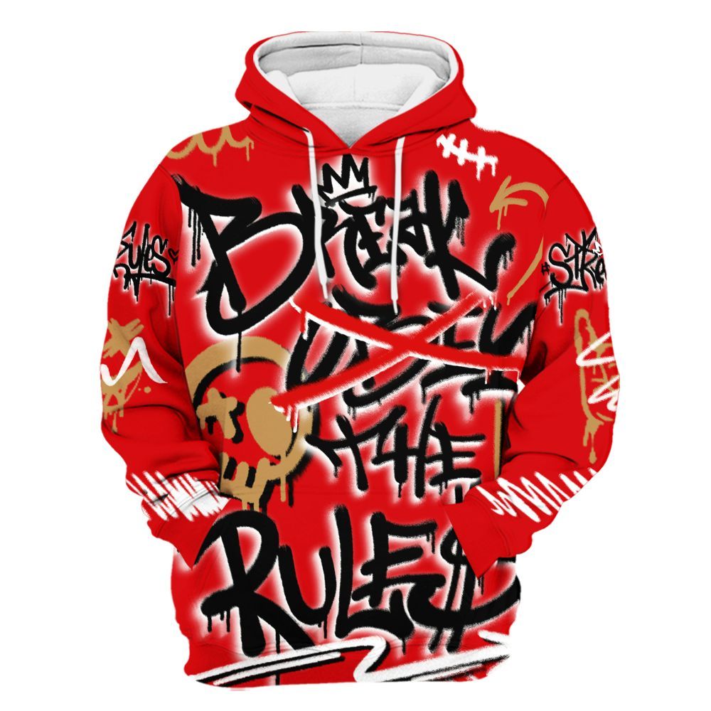 Hoodie To Match Kobe 5 Red Year Of The Mamba - Break Rules Streetwear All Over Print