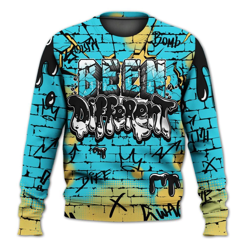 Sweatshirt To Match Retro Gamma Blue 11s - Been Different All Over Print