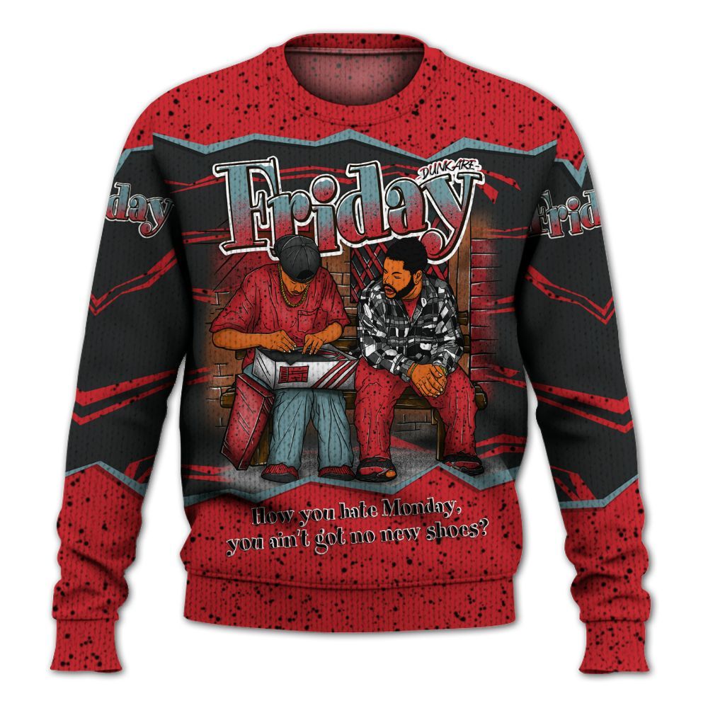 Sweater To Match Retro Halloween 5s - Friday Movie 90s TV Graphic