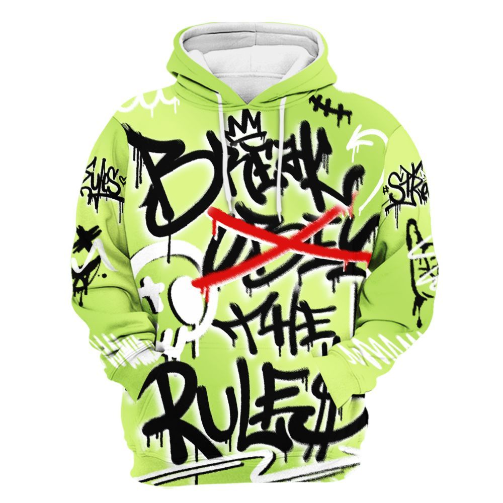 Hoodie To Match Air Max SNDR Volt - Break Rules Streetwear All Over Print