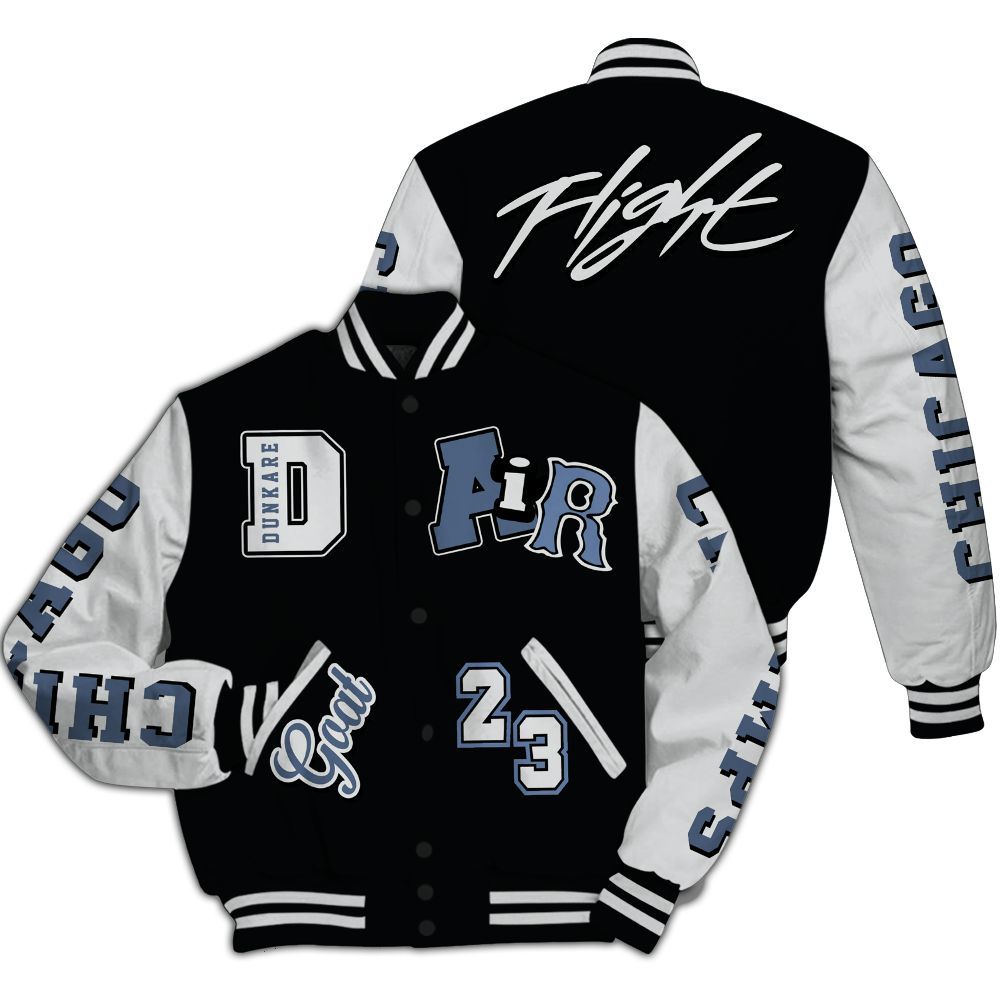 Varsity Jacket To Match Mid Space Jam 1s - AIR Number 23 GOAT All Over Print