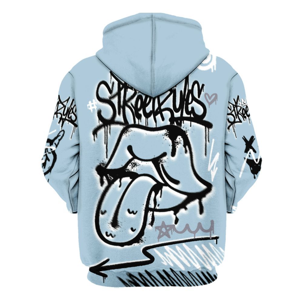 Hoodie To Match Chambray 7s - Break Rules Streetwear All Over Print