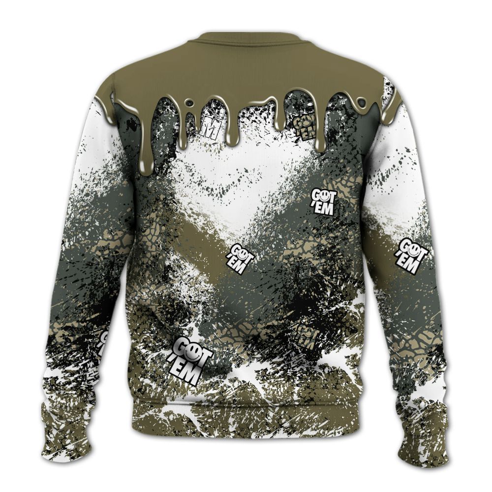 Sweatshirt To Match Retro Family Affair 3s - Dripping 23 Drip All Over Print