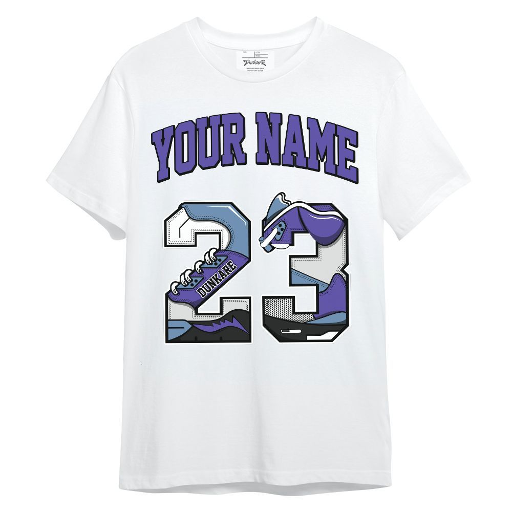 Shirt To Match Retro Concord 5s - Custom Name Number 23 5s Unisex Shirt