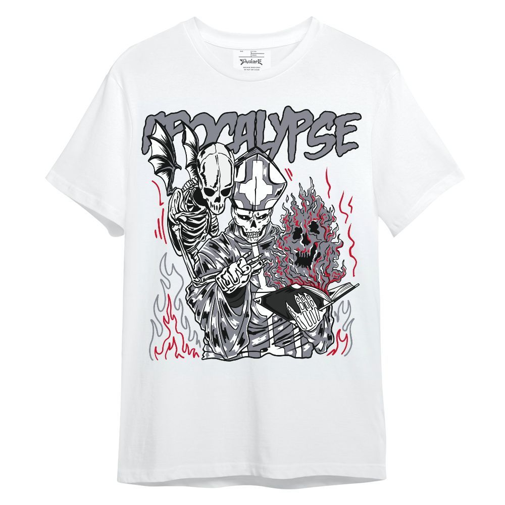 Shirt To Match Retro Black Flint 13s - Apocalypse Skeleton Unisex Shirt