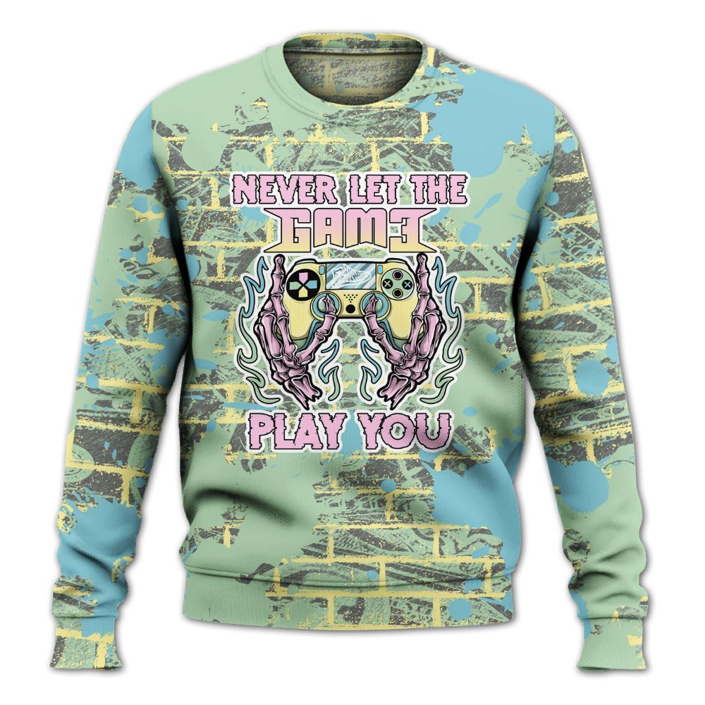 Sweatshirt To Match SB Dunk Low Visty - PlayGame Skull Brick All Over Print