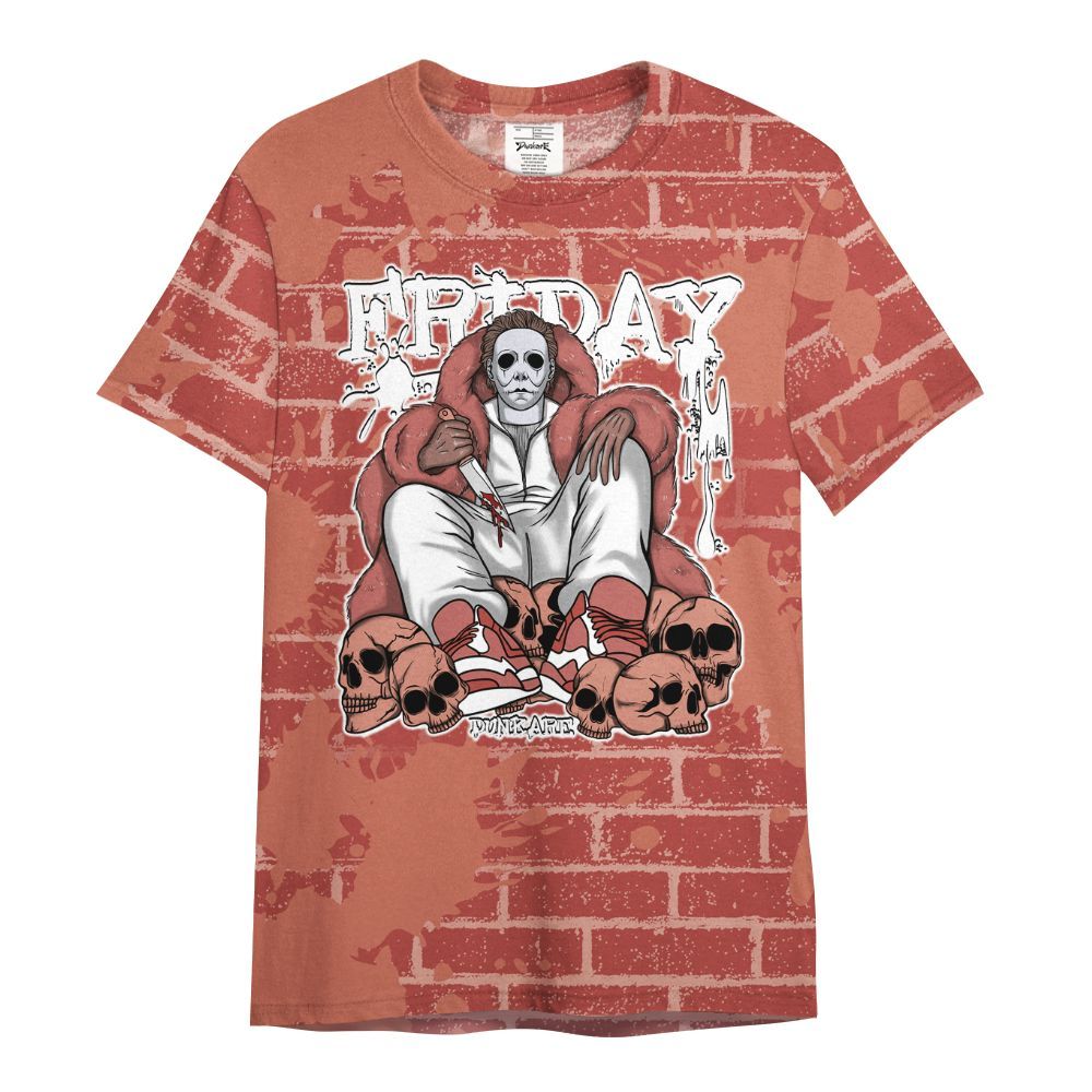 Shirt To Match Dune Red 13s - Friday Brick All Over Print