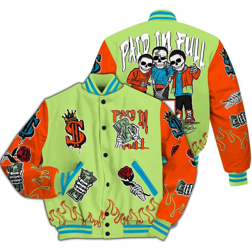Varsity Jacket To Match Kobe 9 Elite What The - Fire Everybody Paid In All Over Print