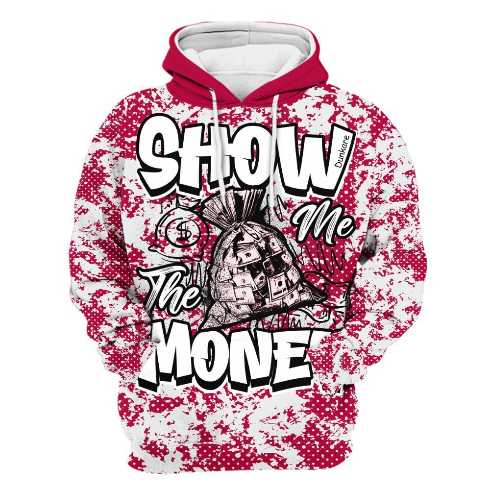 Hoodie To Match Retro Chicago 2s - Show Me The Money Retro All Over Print