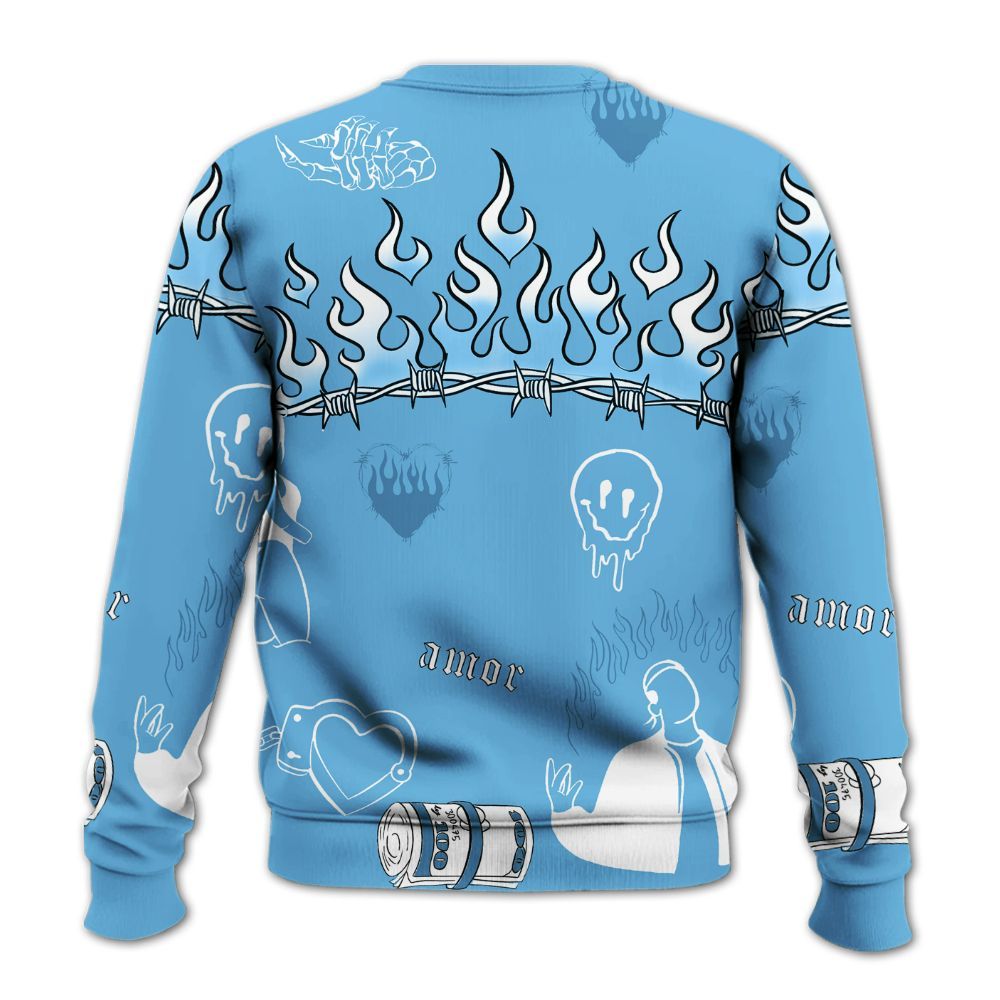 Sweatshirt To Match Melo 12s - Snake Trust No One All Over Print