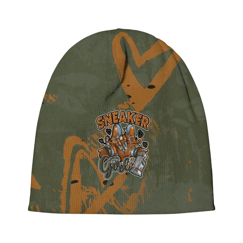 Beanie Hat To Match Olive 5s - Sneakerz Girlz Heart Grunge Graphic