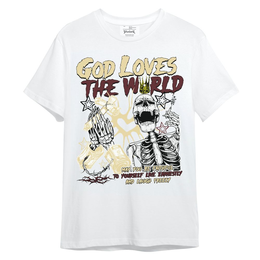 Shirt To Match Women Phantom 12s - God Loves The World Unisex Shirt