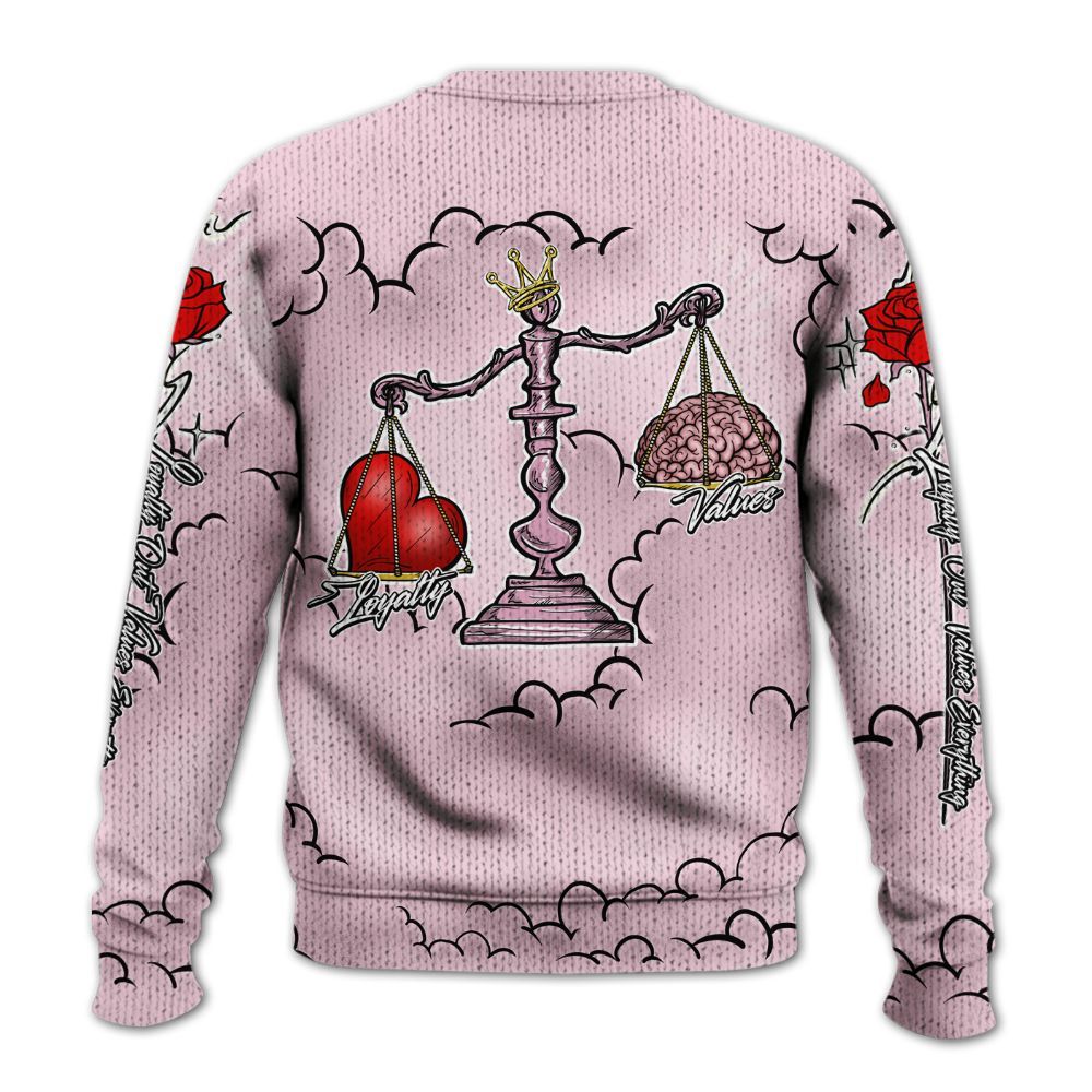 Sweater To Match Orchid 4s - Loyalty Wins Everything Graphic