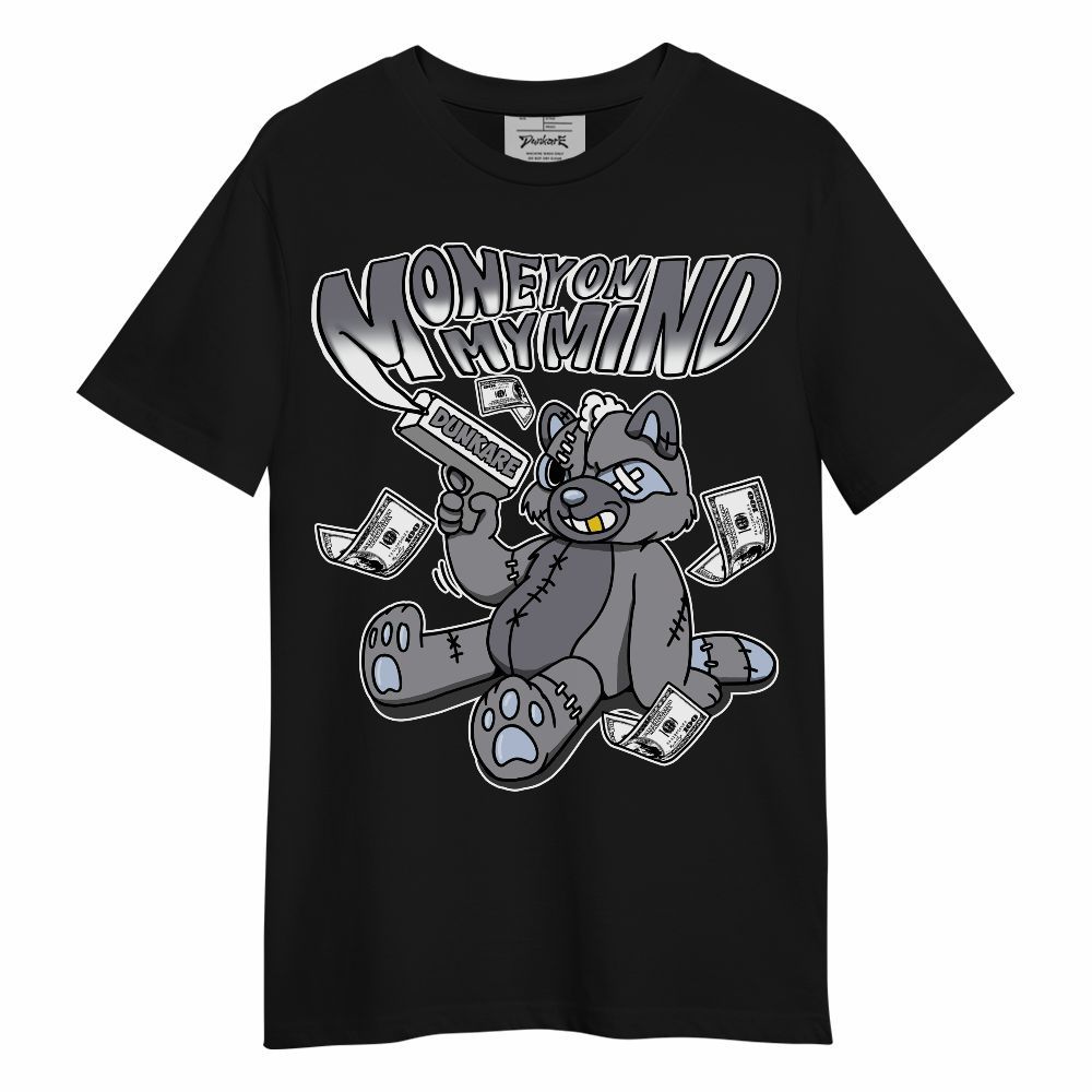 Shirt To Match Low Cement Grey 11s - Money On My Mind Raccoon Unisex Shirt