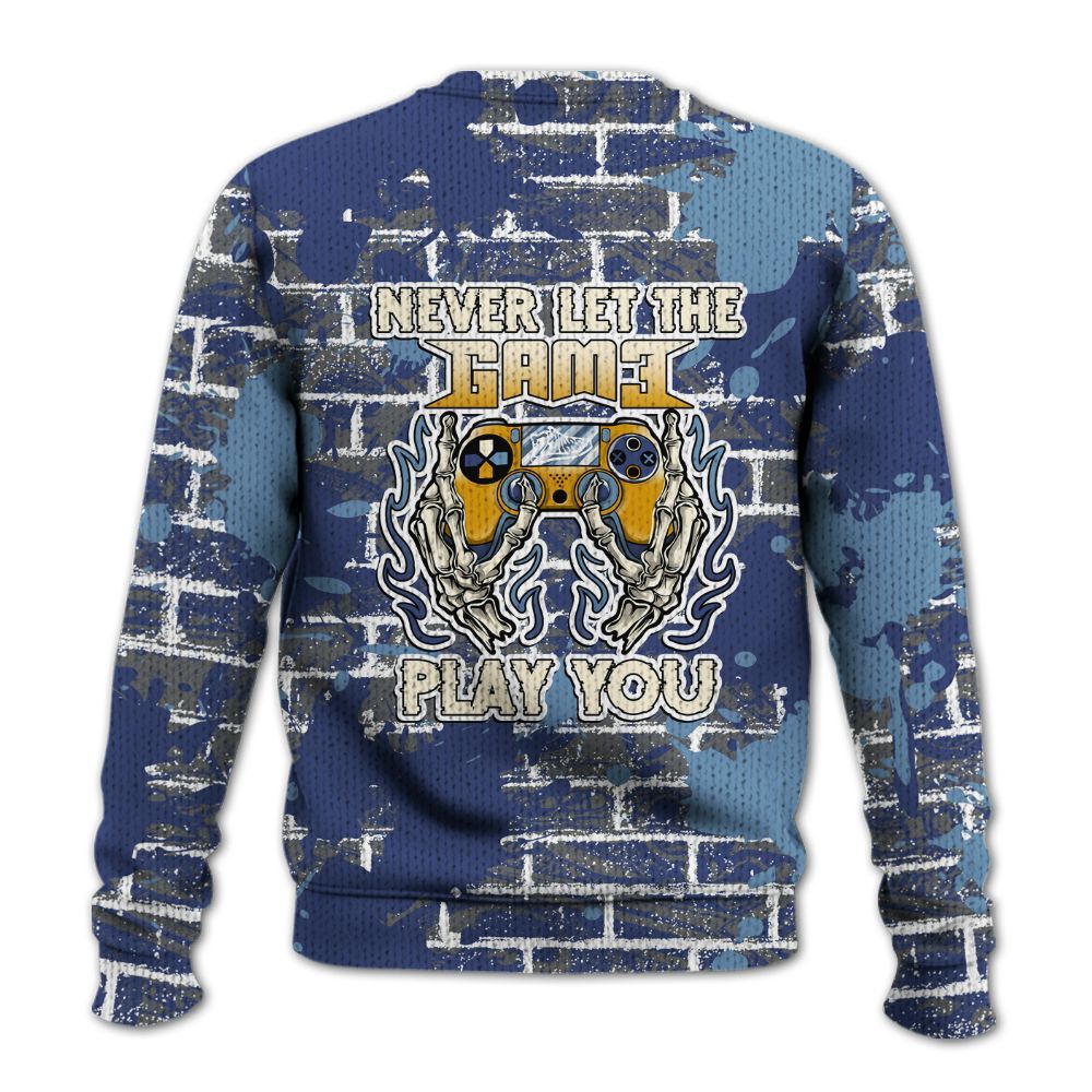Knitted Sweater To Match High OG First In Flight 1s - PlayGame Skull Brick