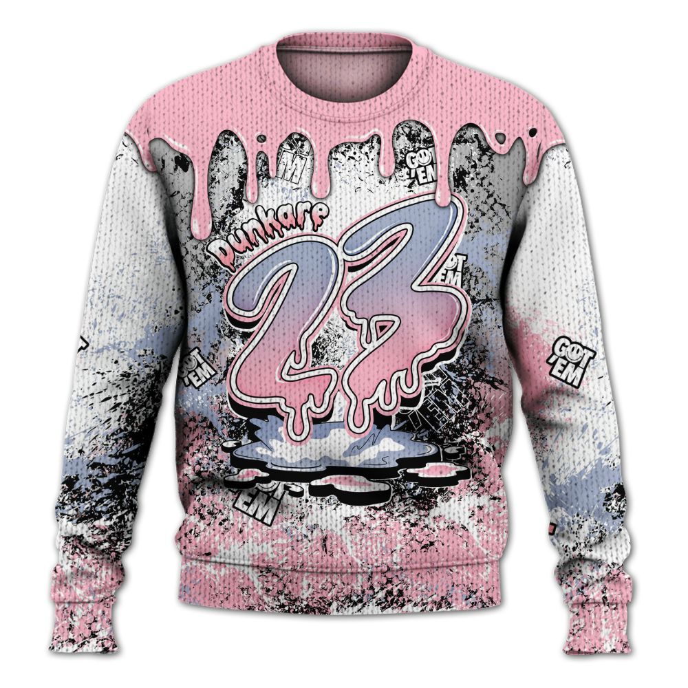 Sweater To Match Retro 35th Anniversary 5s - Dripping 23 Drip Graphic