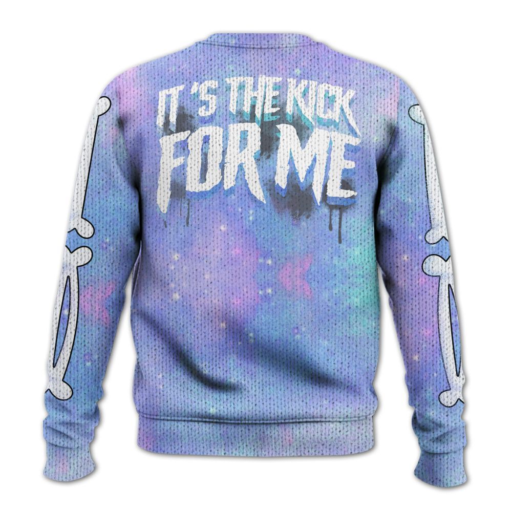 Knitted Sweater To Match Zen Master 4s - It's The Kick For Me