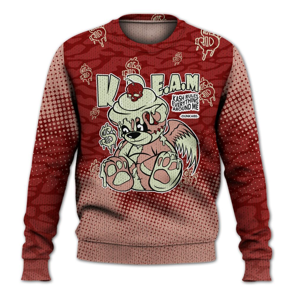 Knitted Sweater To Match Valentines Day 3s - Loot Bear Unique Drip