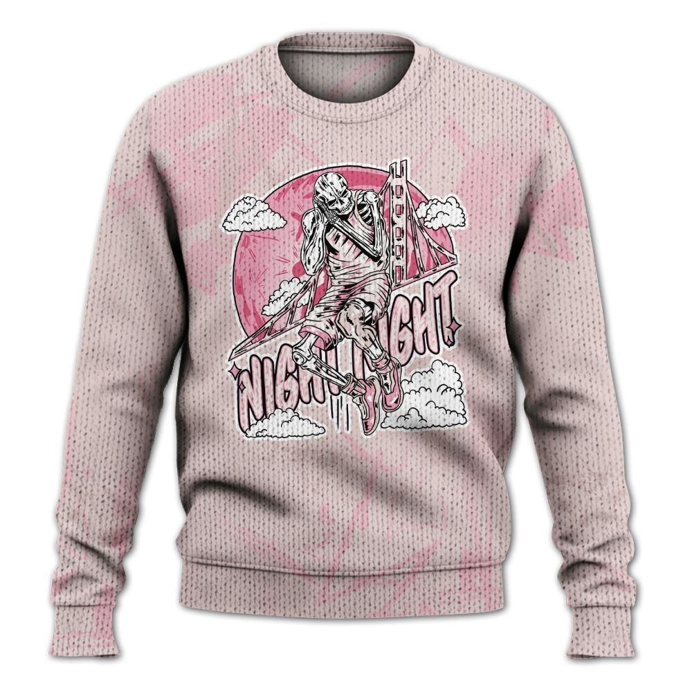 Knitted Sweater To Match Dunk Low KD 17 Aunt Pearl - Seeya Skeleton Messyz