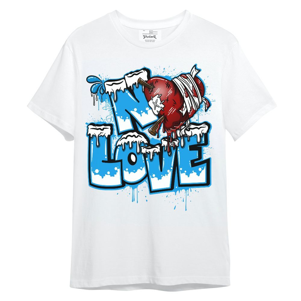 Shirt To Match Black University Blue 2022 13s - Drip No Love Streetwear Unisex Shirt