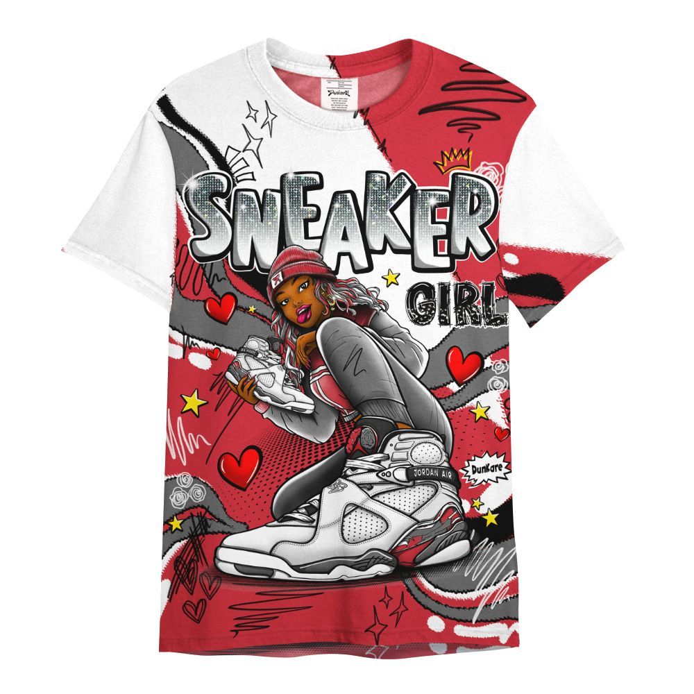 Shirt To Match Bunny 2025 8s - Sneaker Girl With Shoes All Over Print