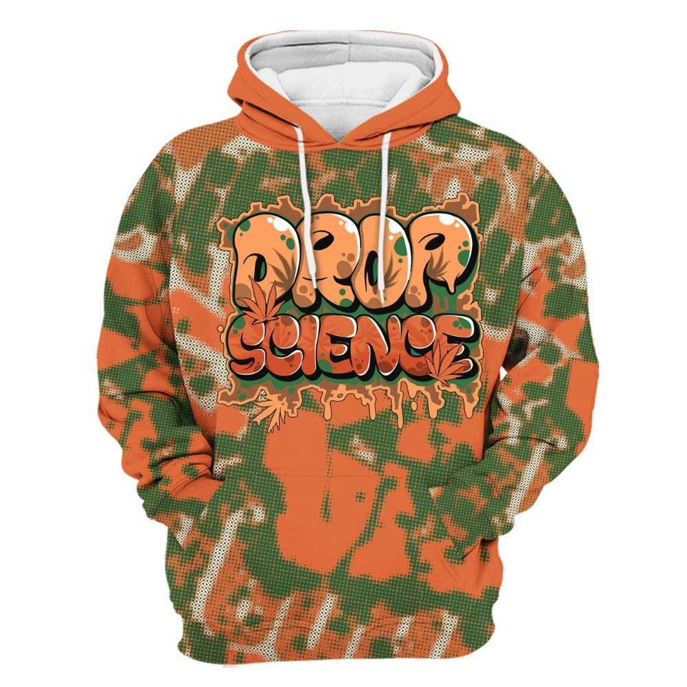 Hoodie To Match Low Miami 5s - Drop Science Street All Over Print