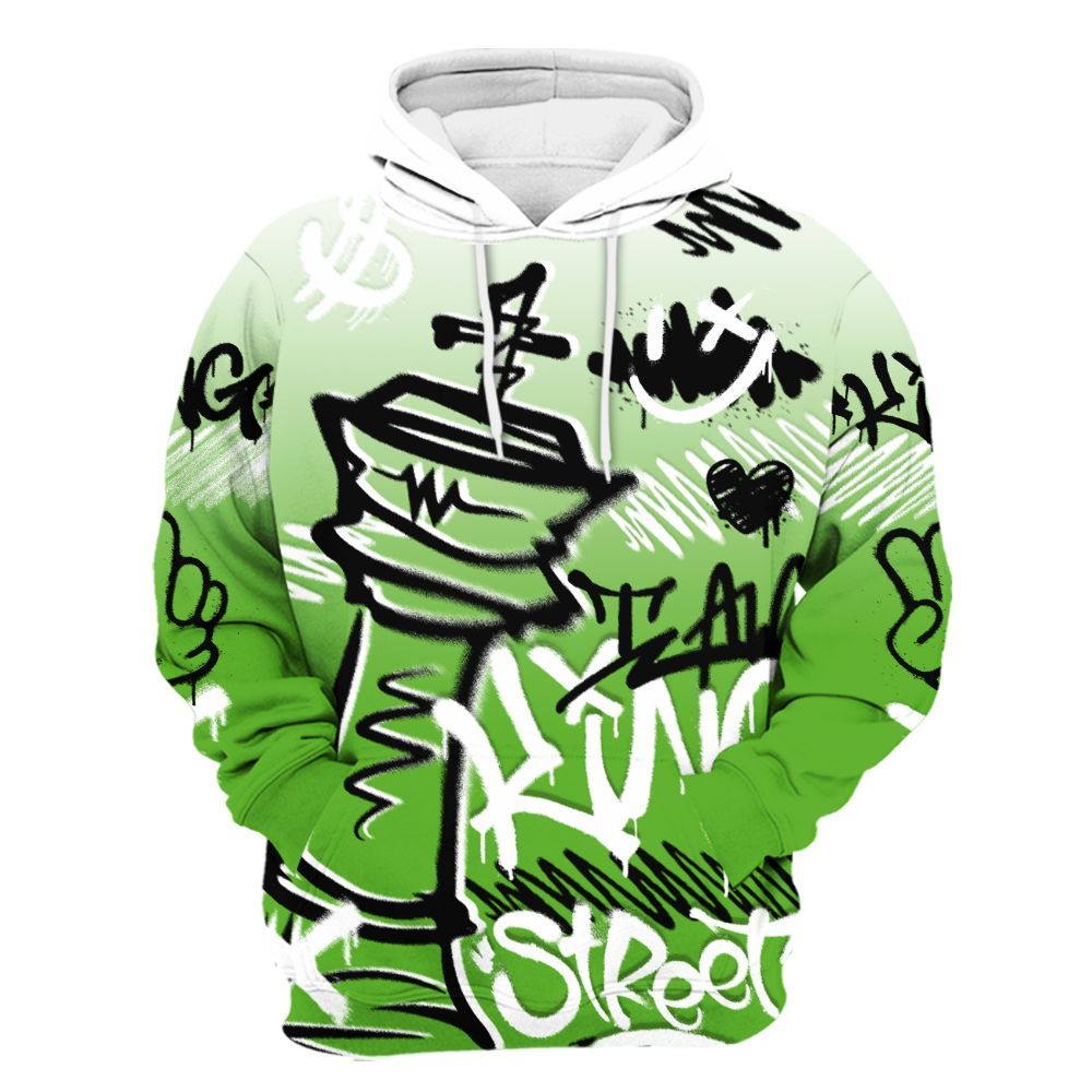 Hoodie To Match Air Foamposite One Volt - Street King Chess Streetwear All Over Print
