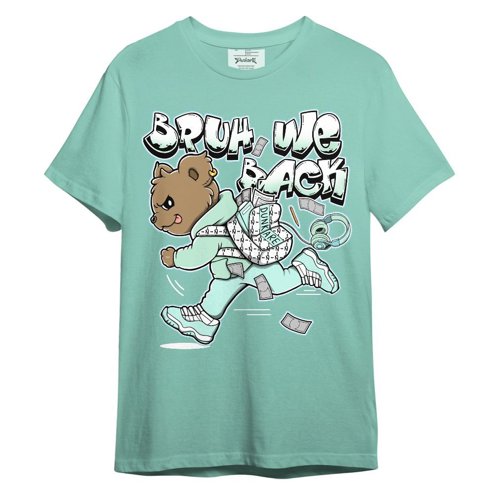 Shirt To Match Retro Low Igloo 11s - Bruh We Back Bear Graphic