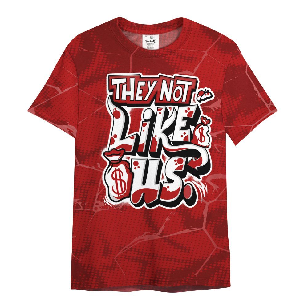 Shirt To Match Red Taxi 12s - Dislike Us Graphic All Over Print