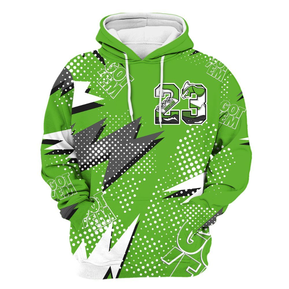 Hoodie To Match Air Foamposite One Volt - Custom Name Number 23 5s All Over Print