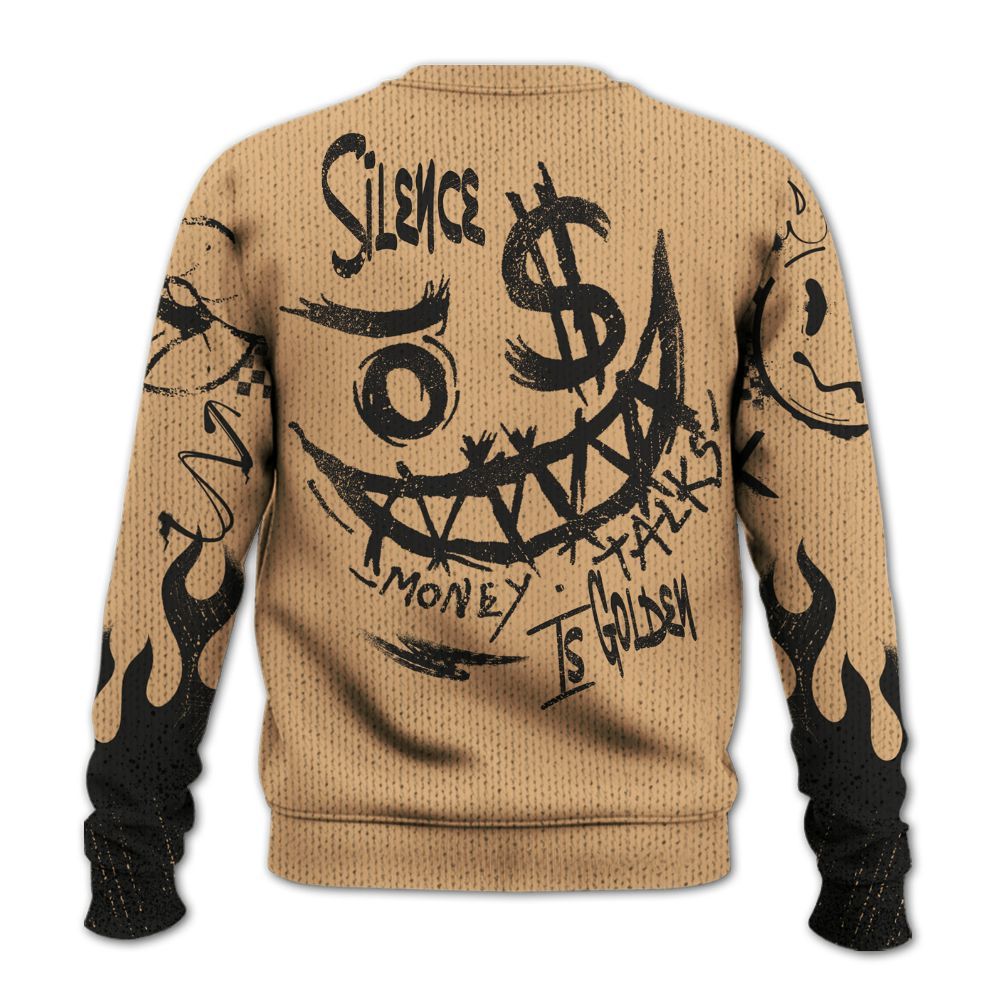 Knitted Sweater To Match SE Afrobeats 7s - Mouth Burning Street Style