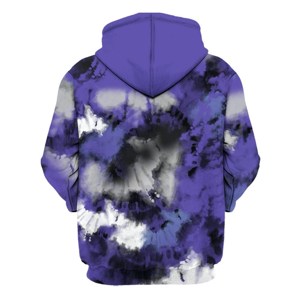 Hoodie To Match Retro Concord 5s - God Blessed Tie Dye All Over Print