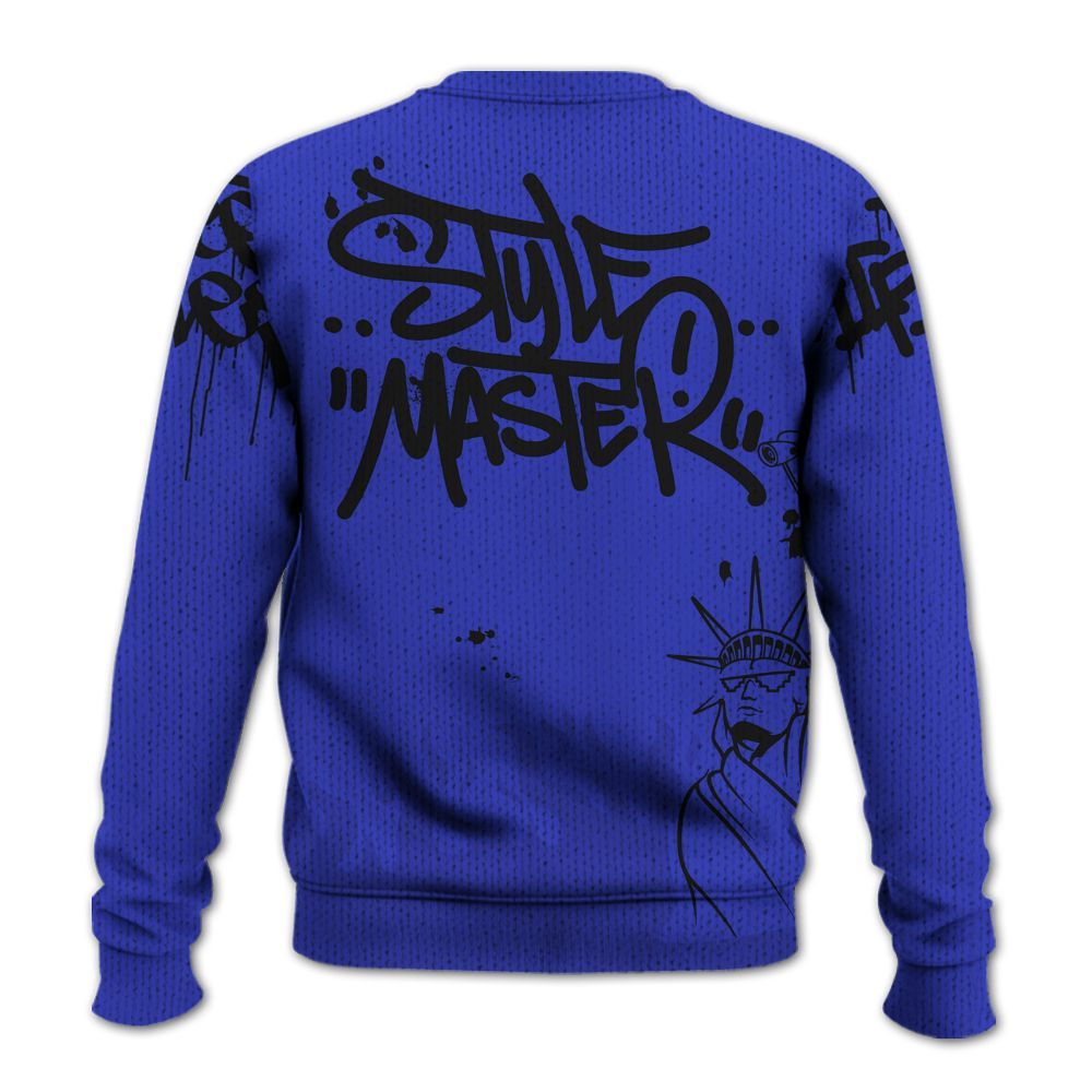 Knitted Sweater To Match Retro Black Concord 12s - Graphic Fck Around Find Out