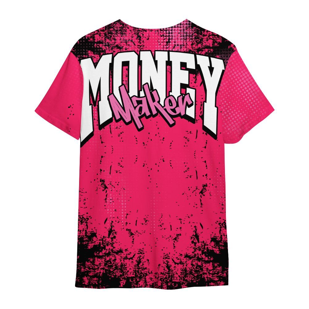 Shirt To Match Air VaporMax Plus Triple Pink - Move In Silence Money Street Retro All Over Print