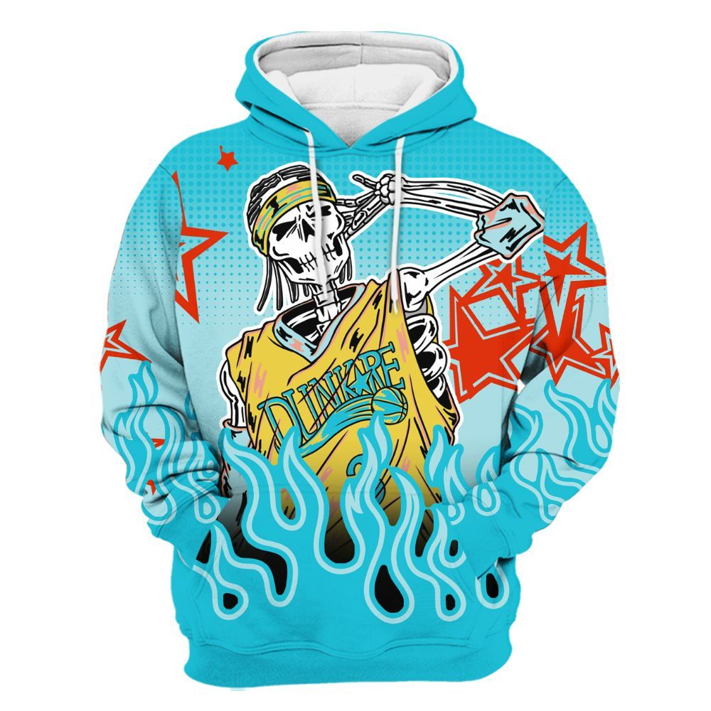 Hoodie To Match Dunk Low KD 17 N7 - Allen Answer Unique Fire Custom Name All Over Print