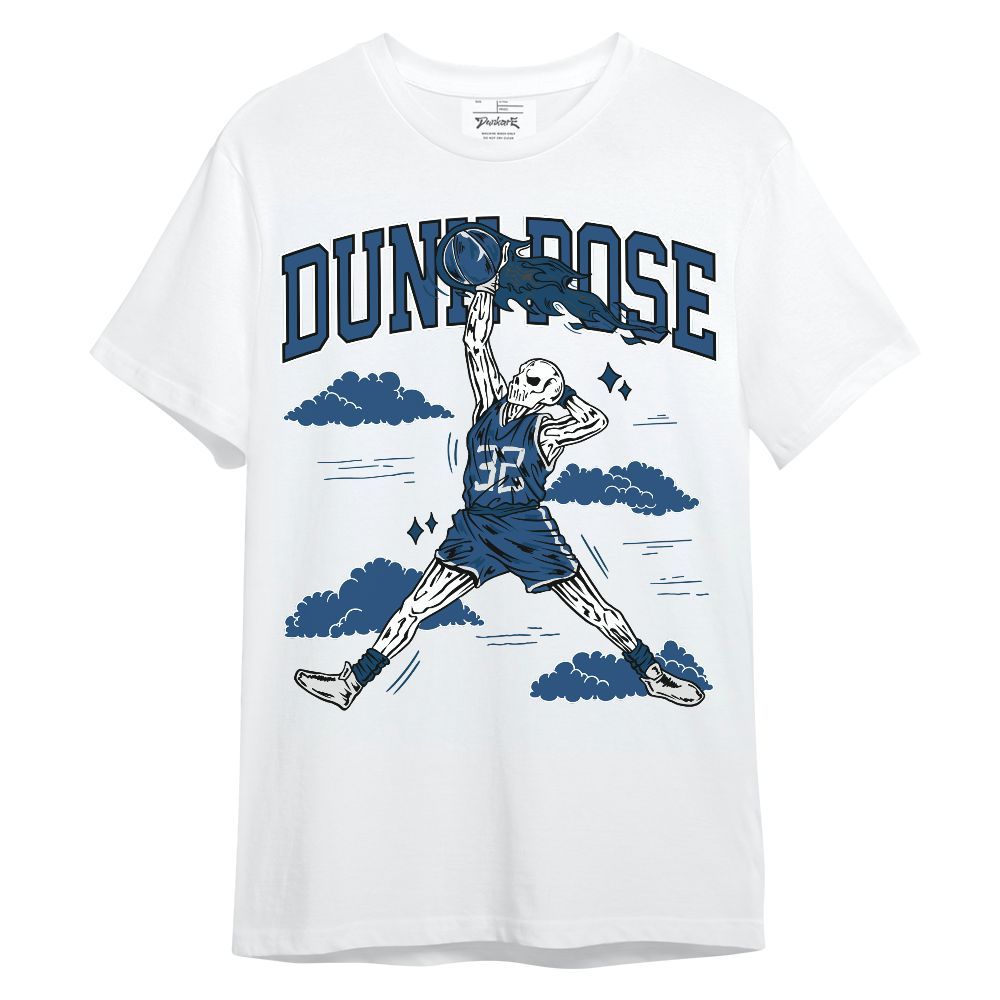 Shirt To Match High OG Midnight Navy 1s - Pose Skeleton Unisex Shirt