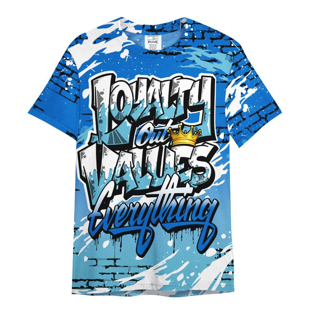 Shirt To Match Dunk Low Argon - Values Of Loyalty Drip All Over Print