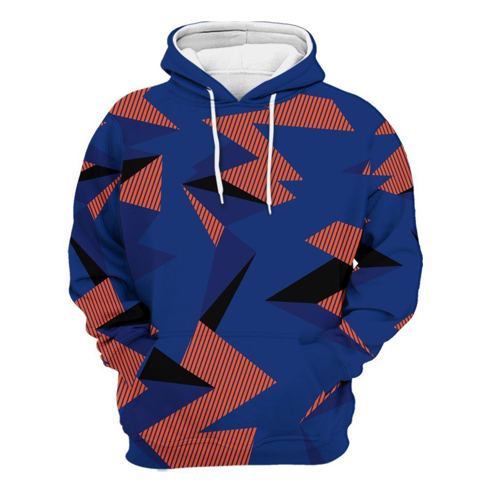 Hoodie To Match Suede GS League - Geometric Camouflage Pattern All Over Print