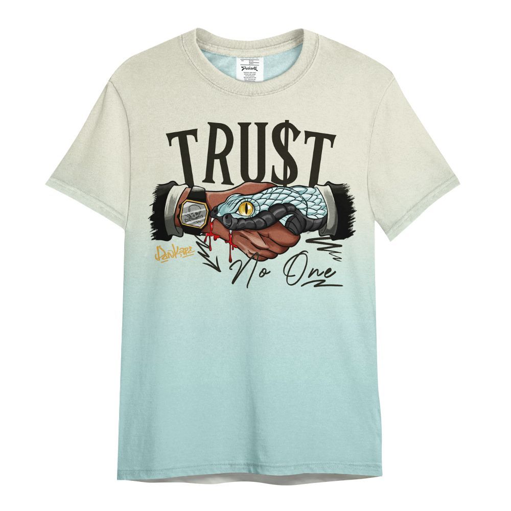 Shirt To Match Pure Platinum 4s - Trust No One Drip Graphic All Over Print