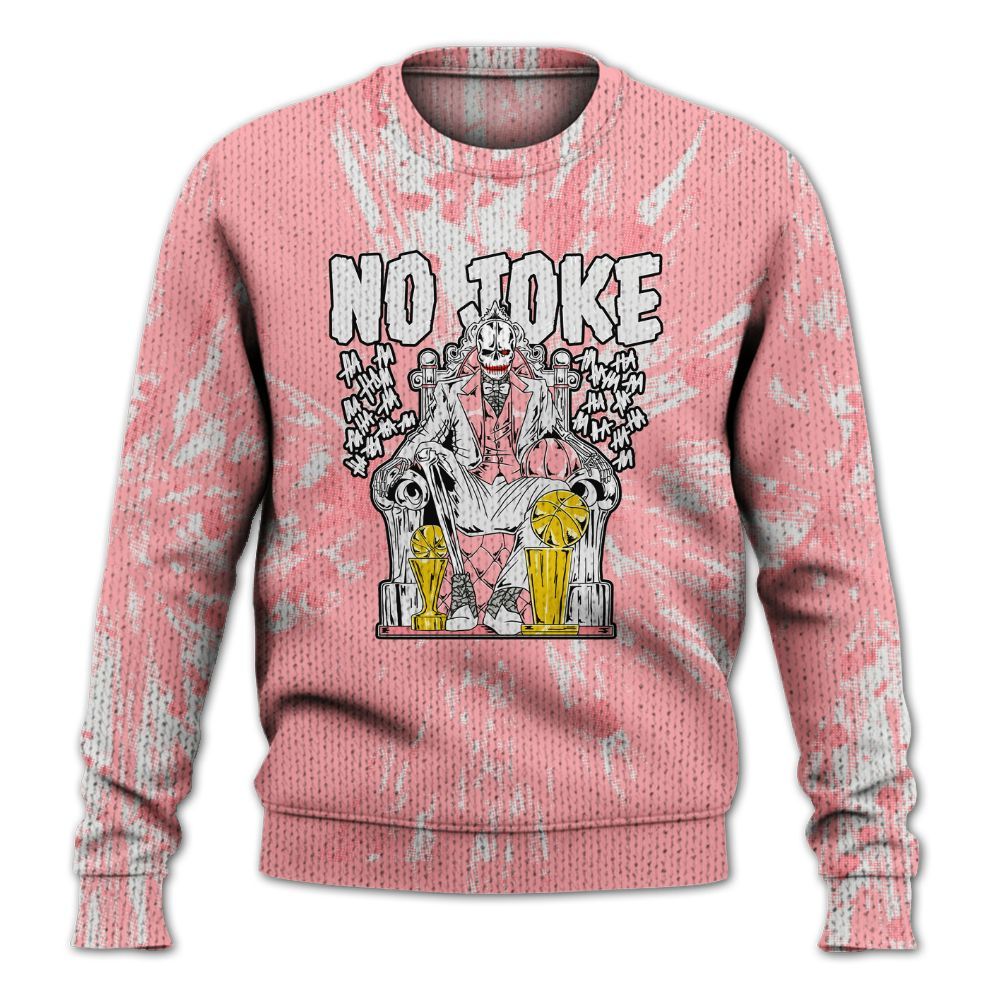 Knitted Sweater To Match Retro Wings 3s - Ain't Joke Skeleton Luxury