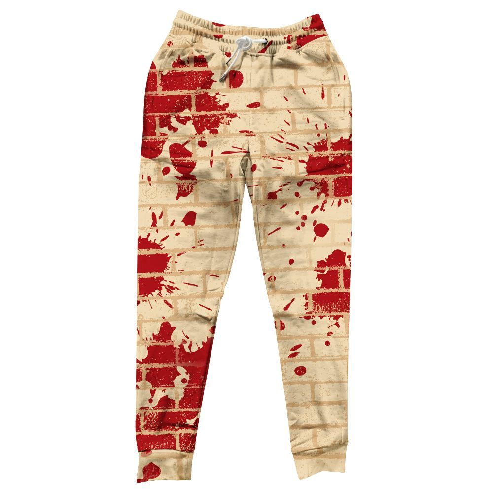 Sweatpant To Match Dunk Low Strawberry Waffle - Brick All Over Print