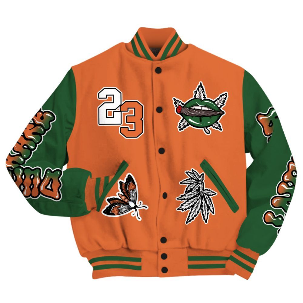 Varsity Jacket To Match Low Miami 5s - Bluntz Unique All Over Print