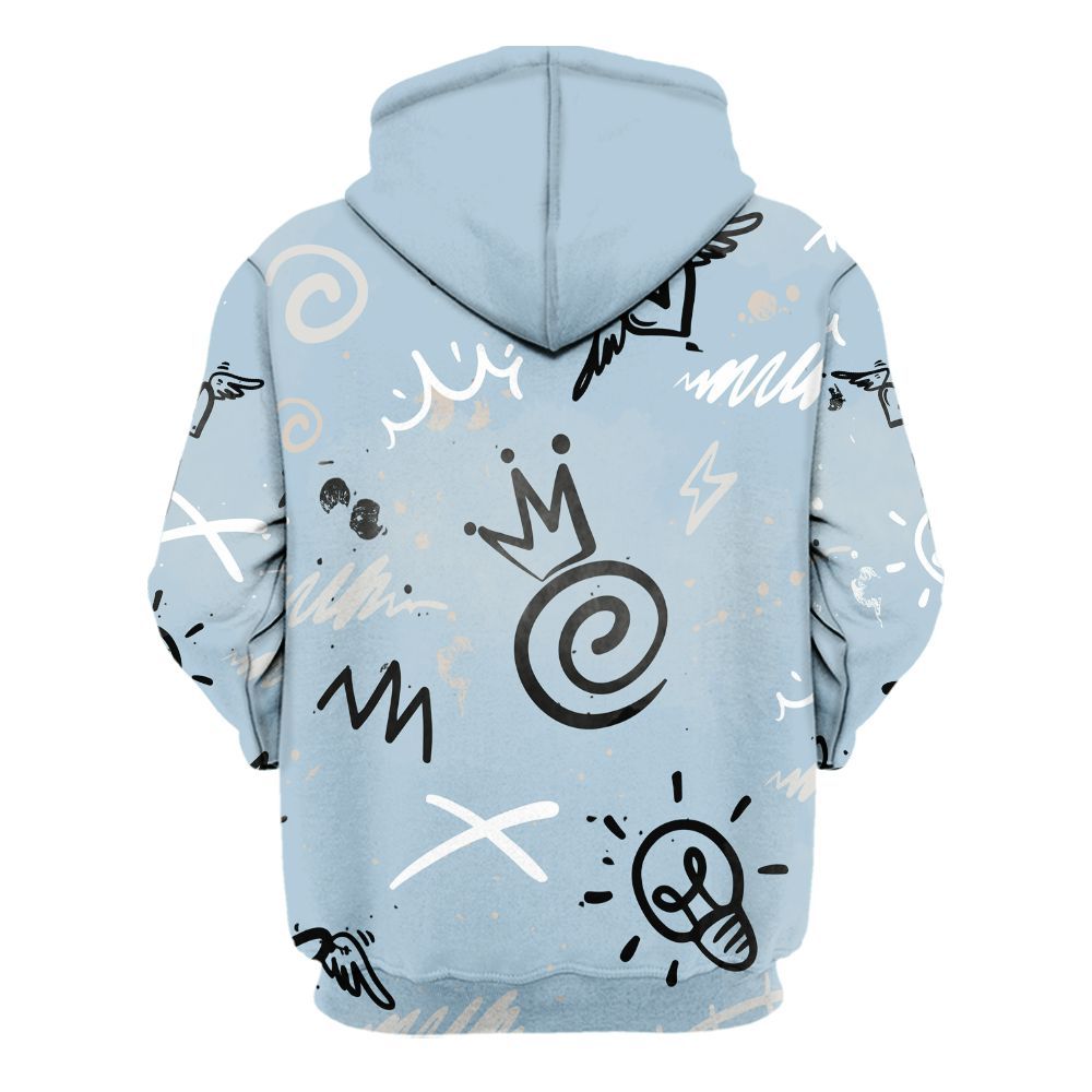 Hoodie To Match High OG Alaska 1s - Drip Been Di2ferent All Over Print