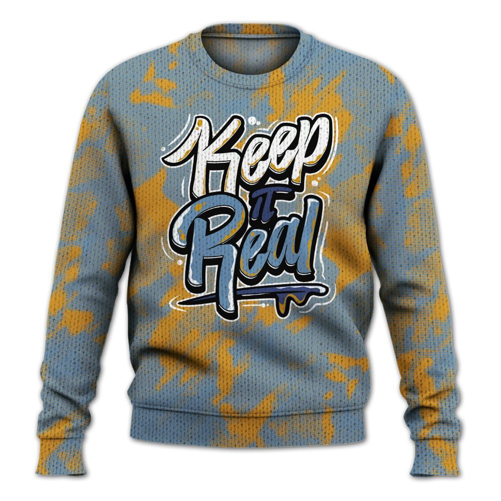 Knitted Sweater To Match High OG First In Flight 1s - Keeping It Reals Shirt Unisex Oufit