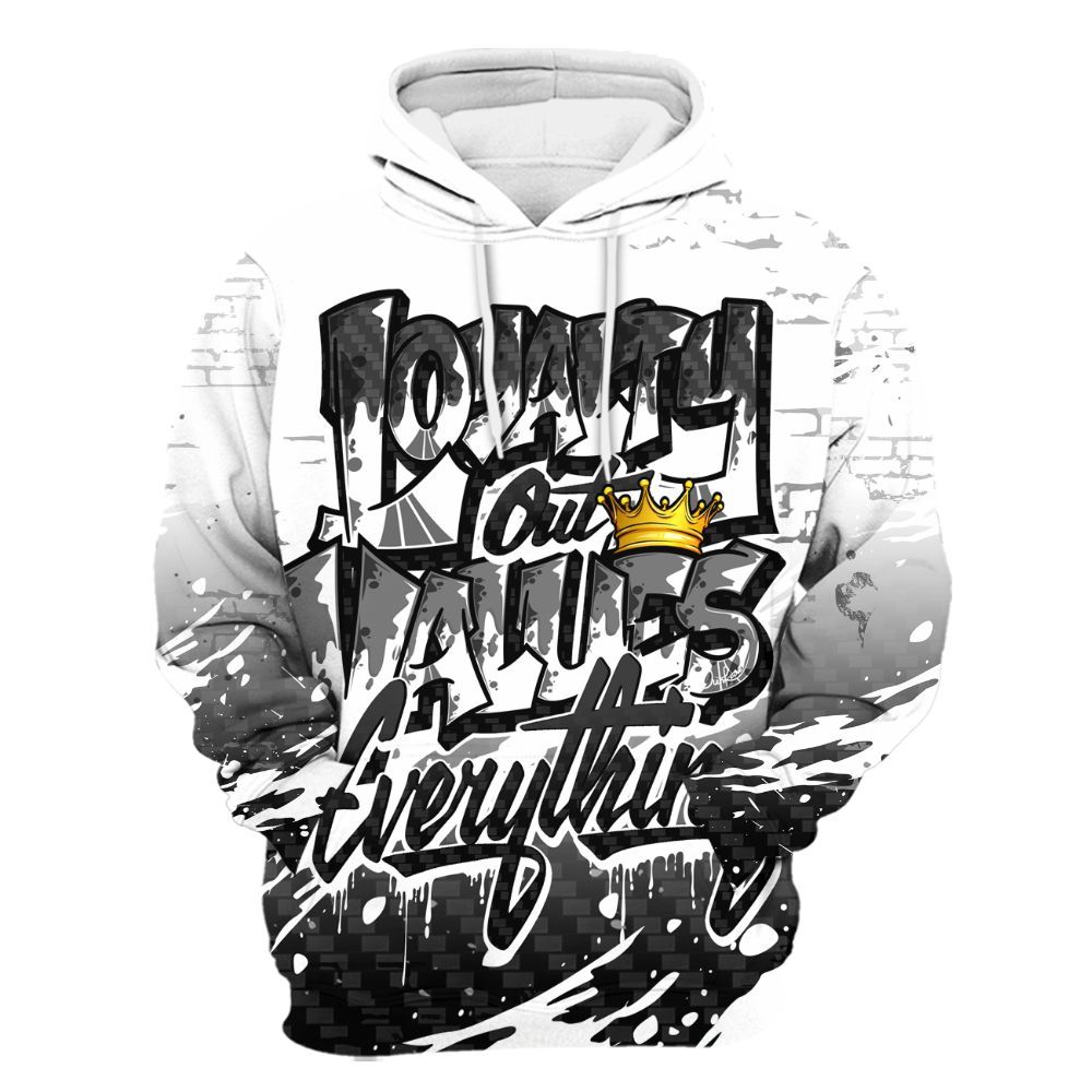 Hoodie To Match Kobe 9 EM Protro Halo - Values Of Loyalty Drip All Over Print