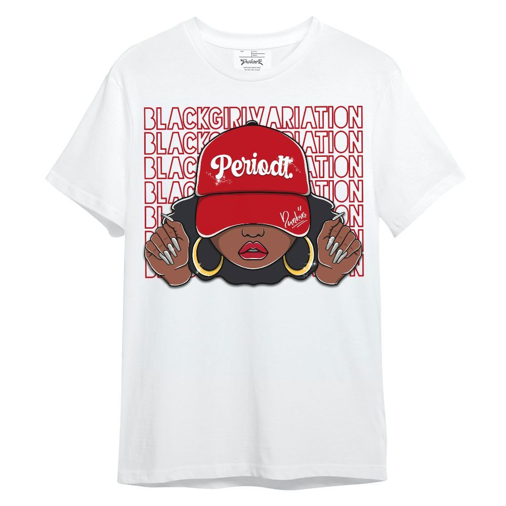 Shirt To Match Air Griffey Max Gray Reds 1s - Black Girl Variation Unisex Shirt