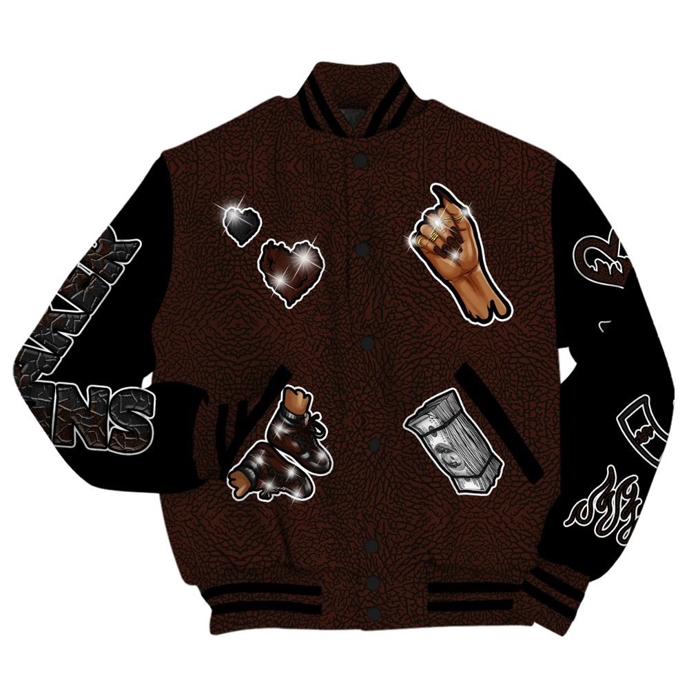 Varsity Jacket To Match Air Force 1 Low Halloween Skull 2024 - Sneakerz Girlz All Over Print