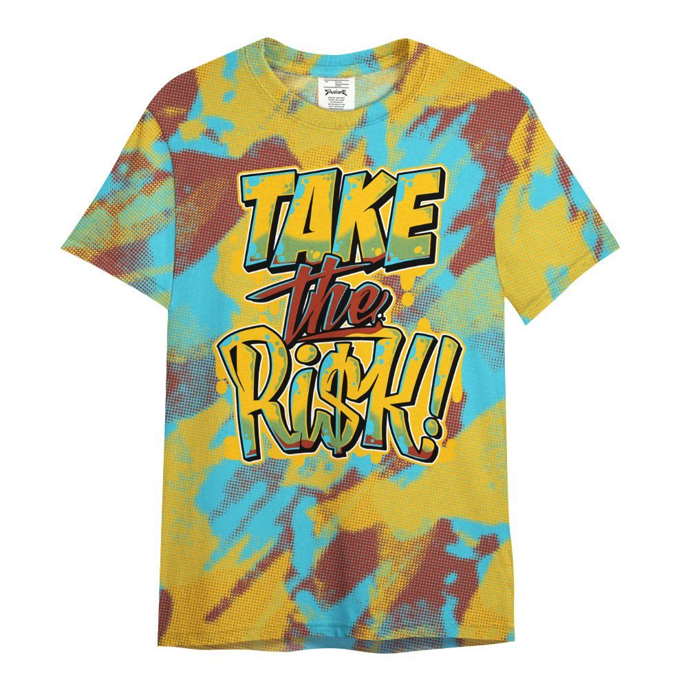 Shirt To Match SB Dunk Di'Orr Greenwood - Take Risks Abstract All Over Print